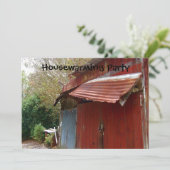 Housewarming-Party Einladung (Stehend Vorderseite)