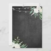 Housewarming-Party-Kreide-rustikales neues Zuhause Einladung (Rückseite)