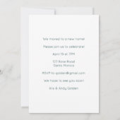 Housewärming Party Niedlich Gemütliche Küche Baumf Einladung (Rückseite)