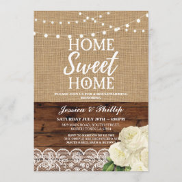 Housewarming-Party-rustikales Einladung