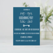 Housewarming-Party-Schlüssel-Einladungen Einladung (Stehend Vorderseite)