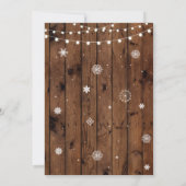 Housewärming Sweet Zuhause Weihnachtsfest einladen Einladung (Rückseite)