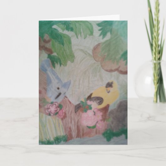 Housewarminggruß Dankeskarte (Vorderseite)