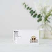 HouseWhitePicketFence082510, Name, Adresse 1, A… Visitenkarte (Stehend Vorderseite)