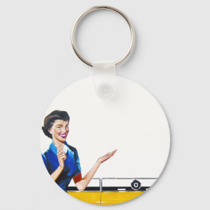 Housewife and New Washer Schlüsselanhänger