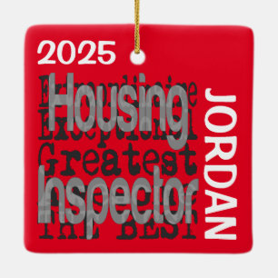 Housing Inspector Extraordinaire CUSTOM Keramikornament
