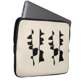 Housse d'Ordinateur Portable - Abstrait Dual Face Laptopschutzhülle (Vorne Rechts)