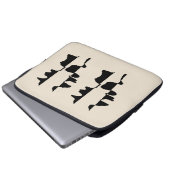 Housse d'Ordinateur Portable - Abstrait Dual Face Laptopschutzhülle (Vorne Knopf)