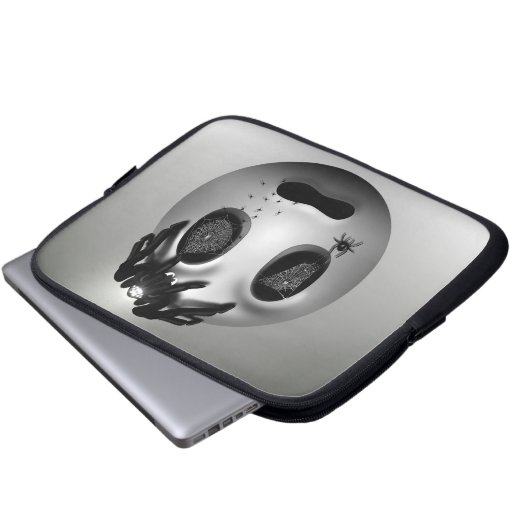 Housse Pour Ordinateur Portable Spidermoji Laptopschutzhülle (Vorne Knopf)