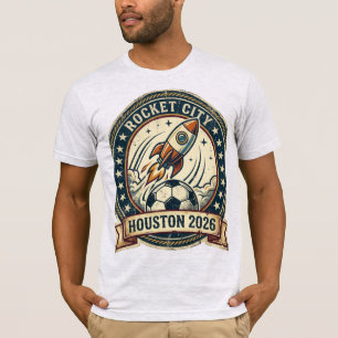 Houston 2026 Weltmeisterschaft-Austragungsort Vint T-Shirt