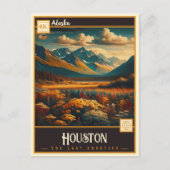 Houston, Alaska | Vintage Postkarte (Vorderseite)