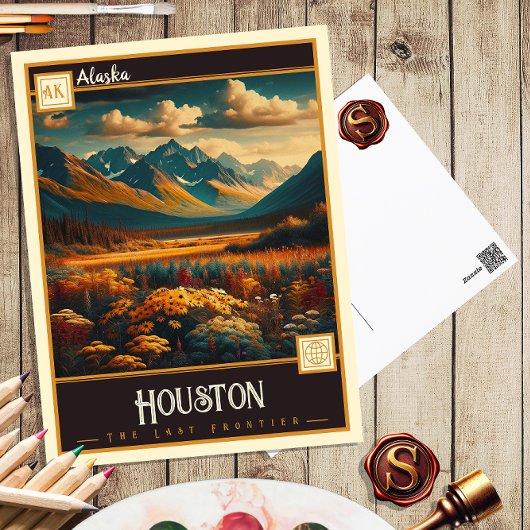Houston, Alaska | Vintage Postkarte