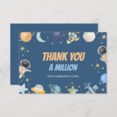 Houston Baby Shower Dankeskarte (Vorne/Hinten)