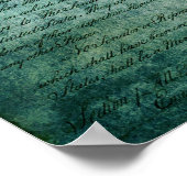 Houston City Flag Poster (Ecke)