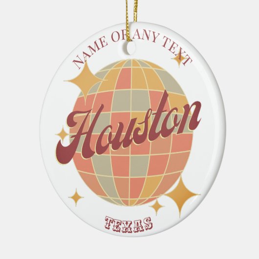 Houston City Texas USA Retro Dekoration Souvenir (Links)