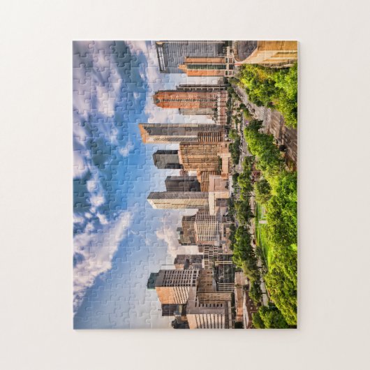 Houston Cityscape Gebäude Jigsaw Puzzle (Vertikal)