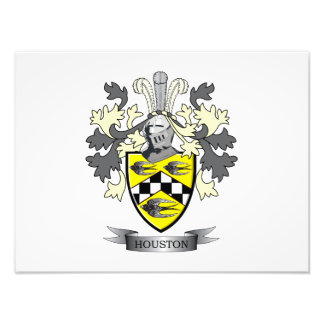 Houston Familienwappen Coat of Arms Fotodruck