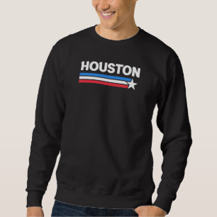 Houston Flag Design für stolzes Houstonian Sweatshirt