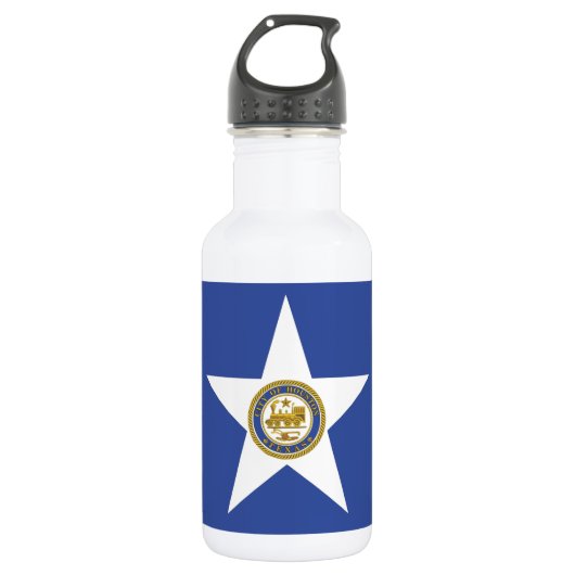 Houston Flag Liberty Flasche Edelstahlflasche (Vorderseite)