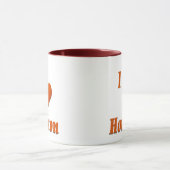 Houston  -- Gebrannte Orange Tasse (Zentrum)