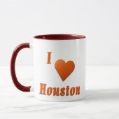 Houston  -- Gebrannte Orange Tasse (Links)