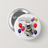 Houston, haben wir ein PARTY! Button (Vorne & Hinten)