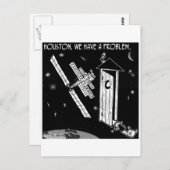 Houston, haben wir ein Problem Postkarte (Vorne/Hinten)