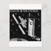 Houston, haben wir ein Problem Postkarte (Vorderseite)