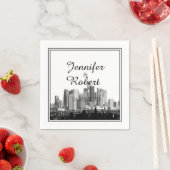 Houston Hochzeit in Urlaubsort Napkin Serviette (Beispiel)