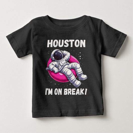 Houston, ich bin im Break - Relaxing Astronaut Baby T-shirt (Vorderseite)