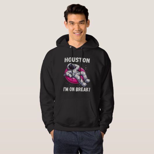 Houston, ich bin im Break - Relaxing Astronaut Hoodie (Vorne ganz)