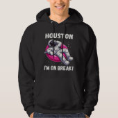 Houston, ich bin im Break - Relaxing Astronaut Hoodie (Vorderseite)
