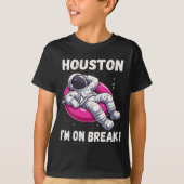 Houston, ich bin im Break - Relaxing Astronaut T-Shirt (Vorderseite)