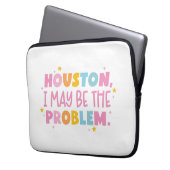 Houston ich bin möglicherweise das Problem  Laptopschutzhülle (Vorderseite Links)