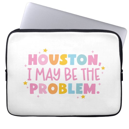 Houston ich bin möglicherweise das Problem  Laptopschutzhülle (Vorderseite)