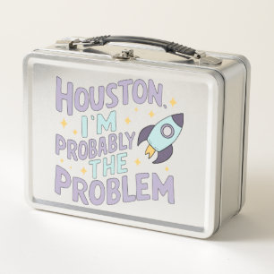 Houston, ich bin wahrscheinlich das Problem Metall Brotdose