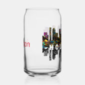 Houston in Graffiti mit Monogramm Dosenglas (Rechts)