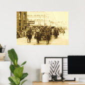 HOUSTON LIVESTOCK SHOW RODEO PARADE POSTER DRUCKEN (Heimbüro)