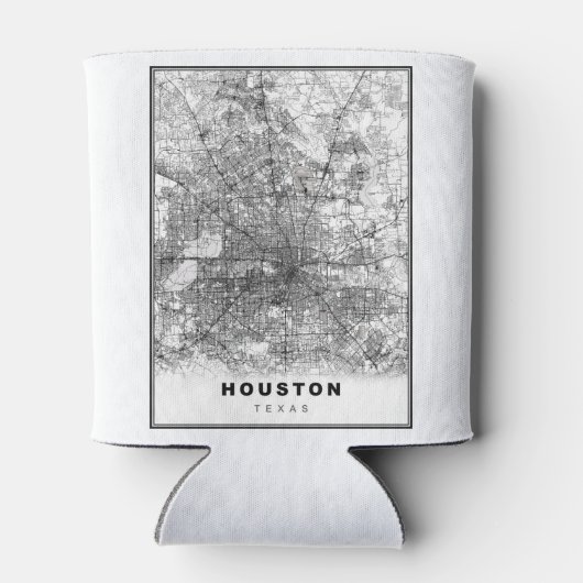 Houston Map Dosenkühler (Rückseite)