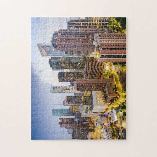 Houston Modern Gebäude Jigsaw Puzzle (Vertikal)