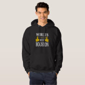 Houston Nachname Team Familie Nachname Weltbeste Hoodie (Vorne ganz)