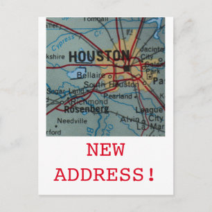 Houston New Address Ankündigung