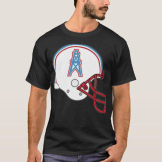 Houston Oilers Helmet Sticker T-Shirt