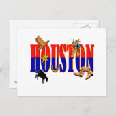 Houston Pics Postkarte (Vorne/Hinten)