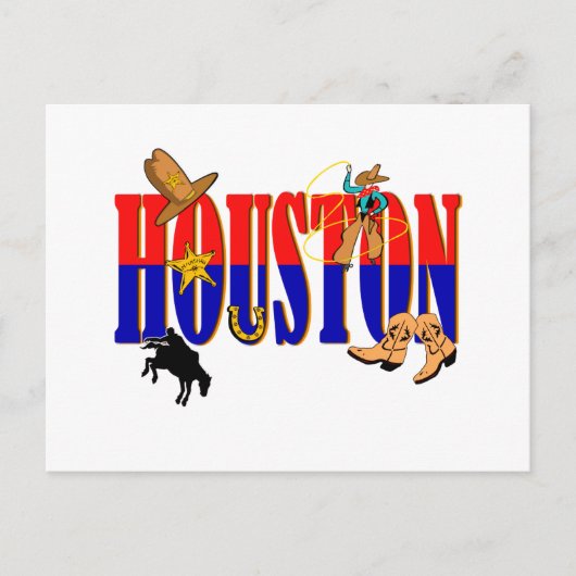 Houston Pics Postkarte (Vorderseite)