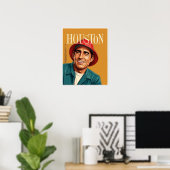 Houston-Plakat Poster (Heimbüro)