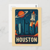 HOUSTON Postcard Postkarte (Vorne/Hinten)