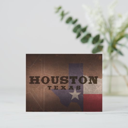 Houston Postcard Postkarte (Stehend Vorderseite)