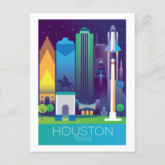 Houston Postcard Postkarte