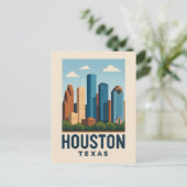 HOUSTON Postcard Postkarte (Stehend Vorderseite)